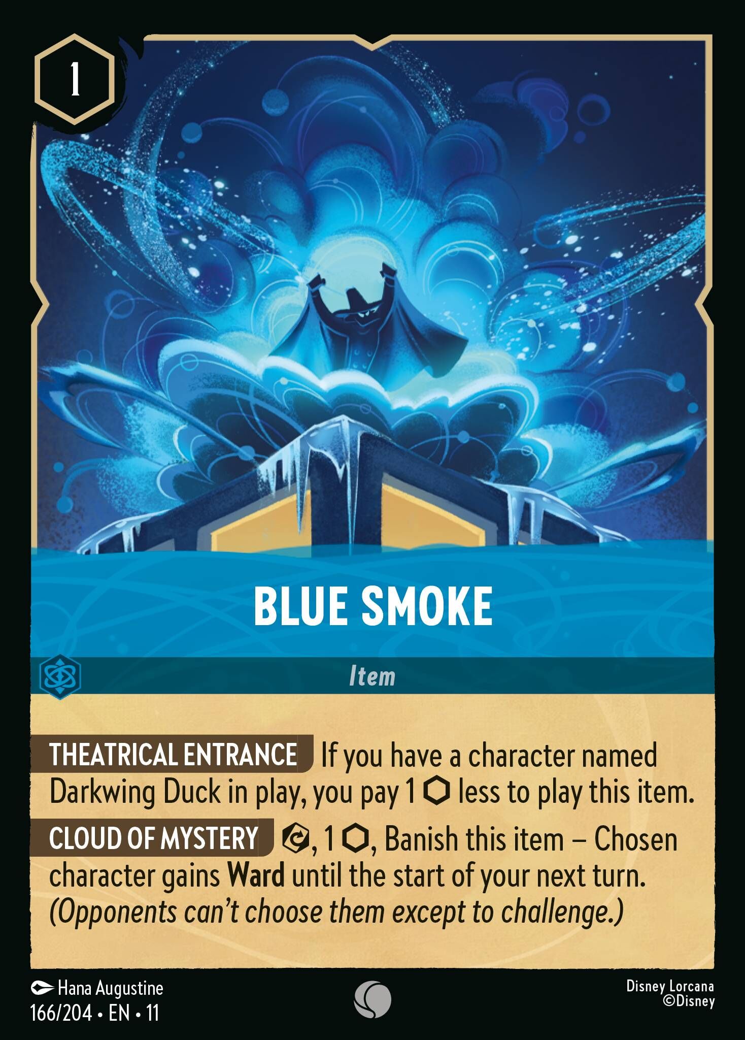 Winterspell - 166/204 Blue Smoke C (Foil)