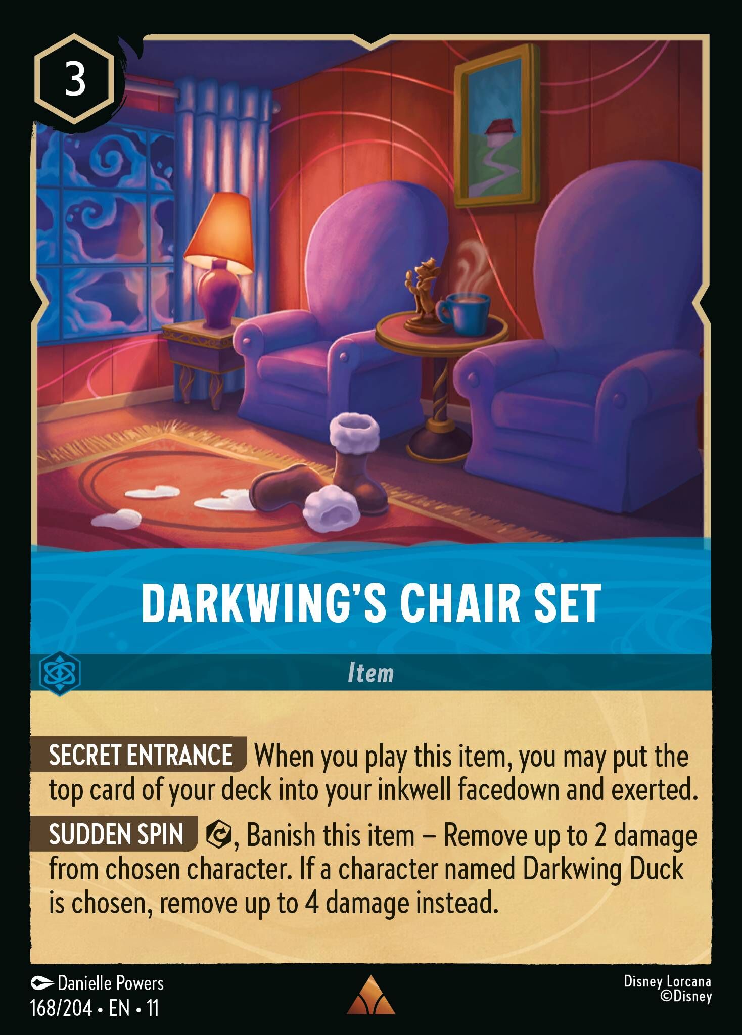 Winterspell - 168/204 Darkwing's Chair Set R (Foil)