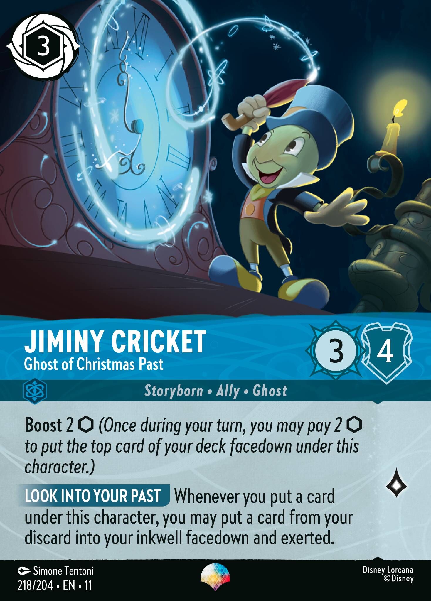 Winterspell - 218/204 Jiminy Cricket - Ghost of Christmas Past EP