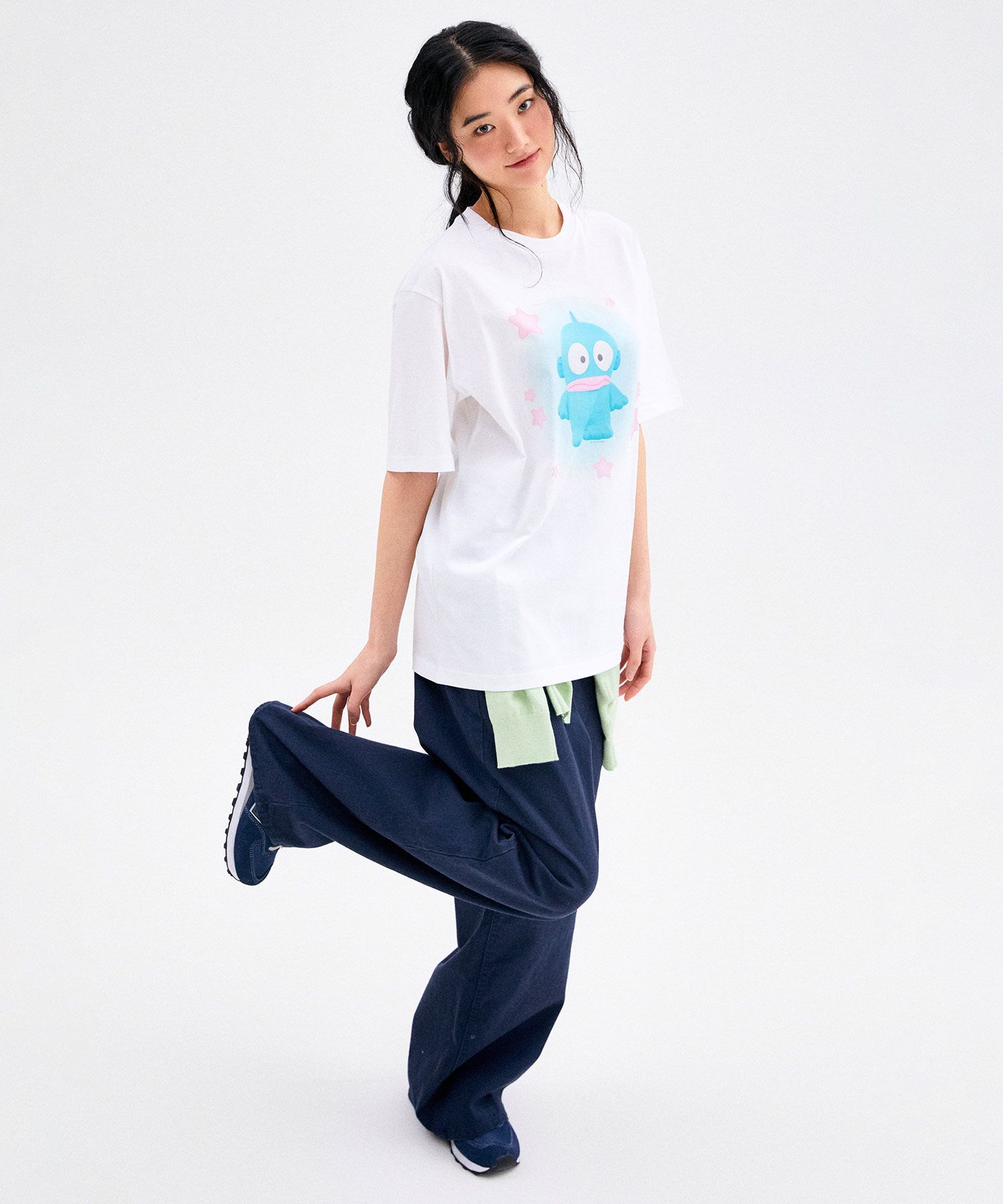 SPAO 三麗鷗家族短袖T恤 白色 SPRLG25U05