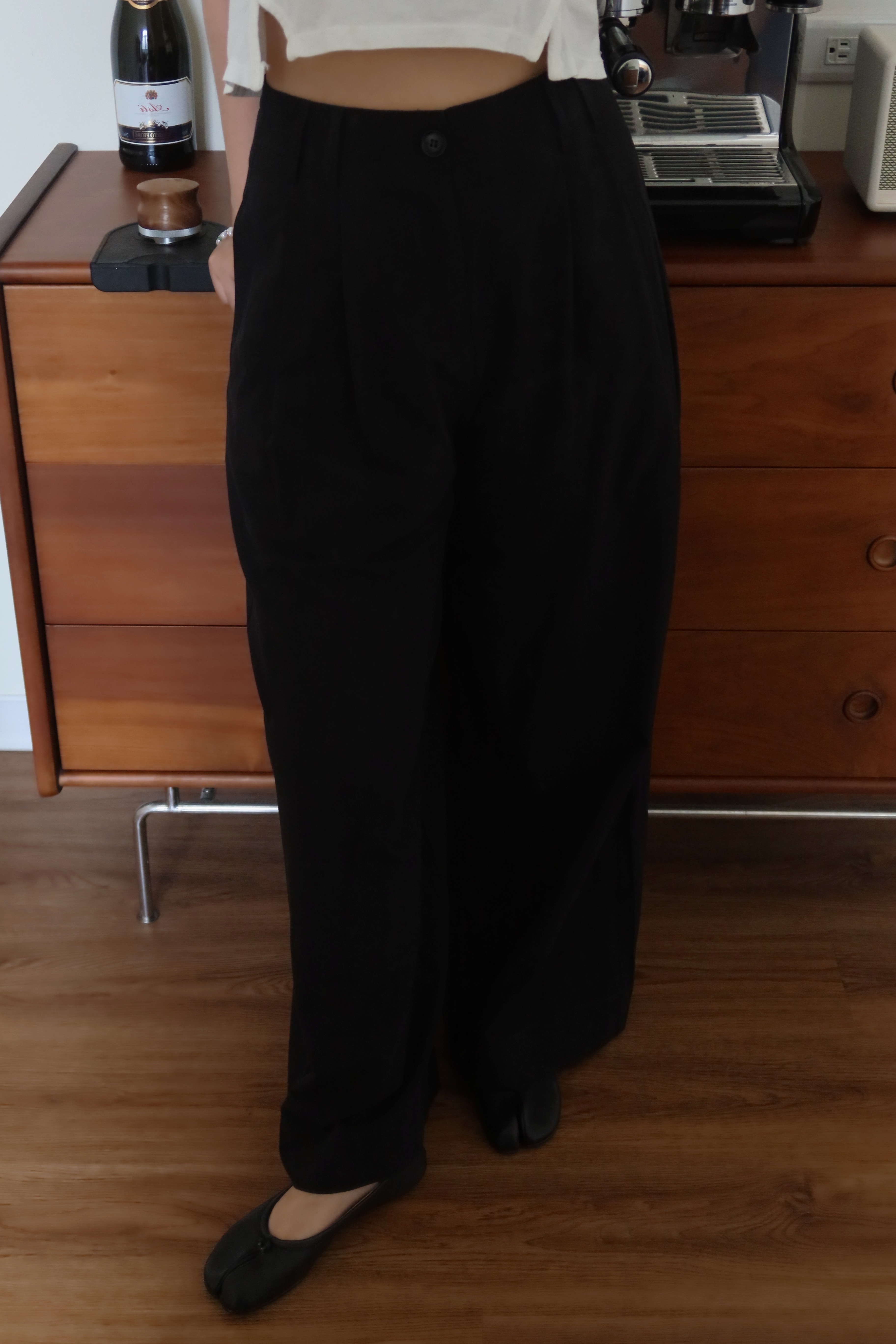 (預購) MY06不炸梨系列 -輕薄舒服前打褶西裝褲 2 Colors(S/M/L)