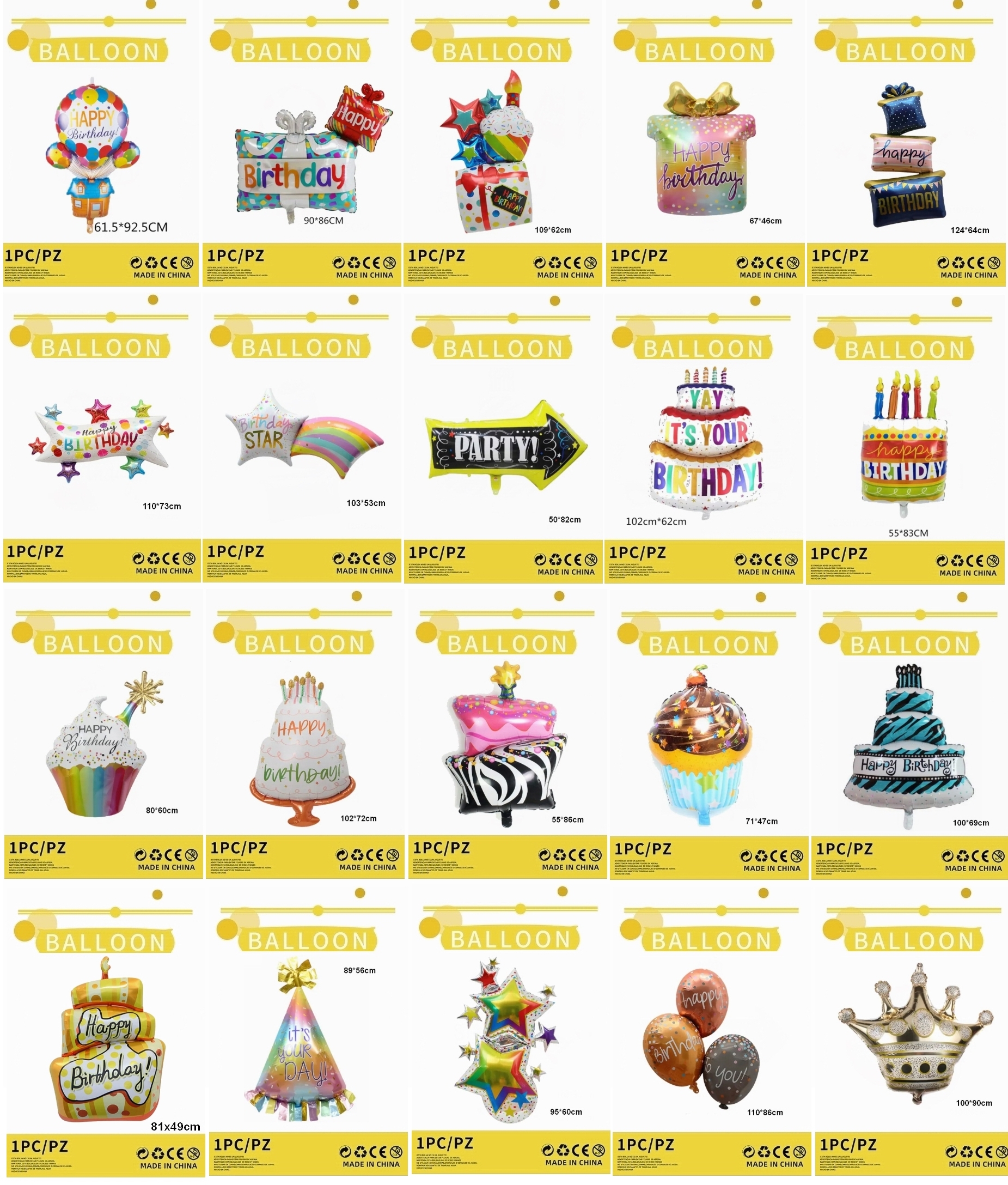 大型生日 / PARTY鋁膜氣球👉現貨
