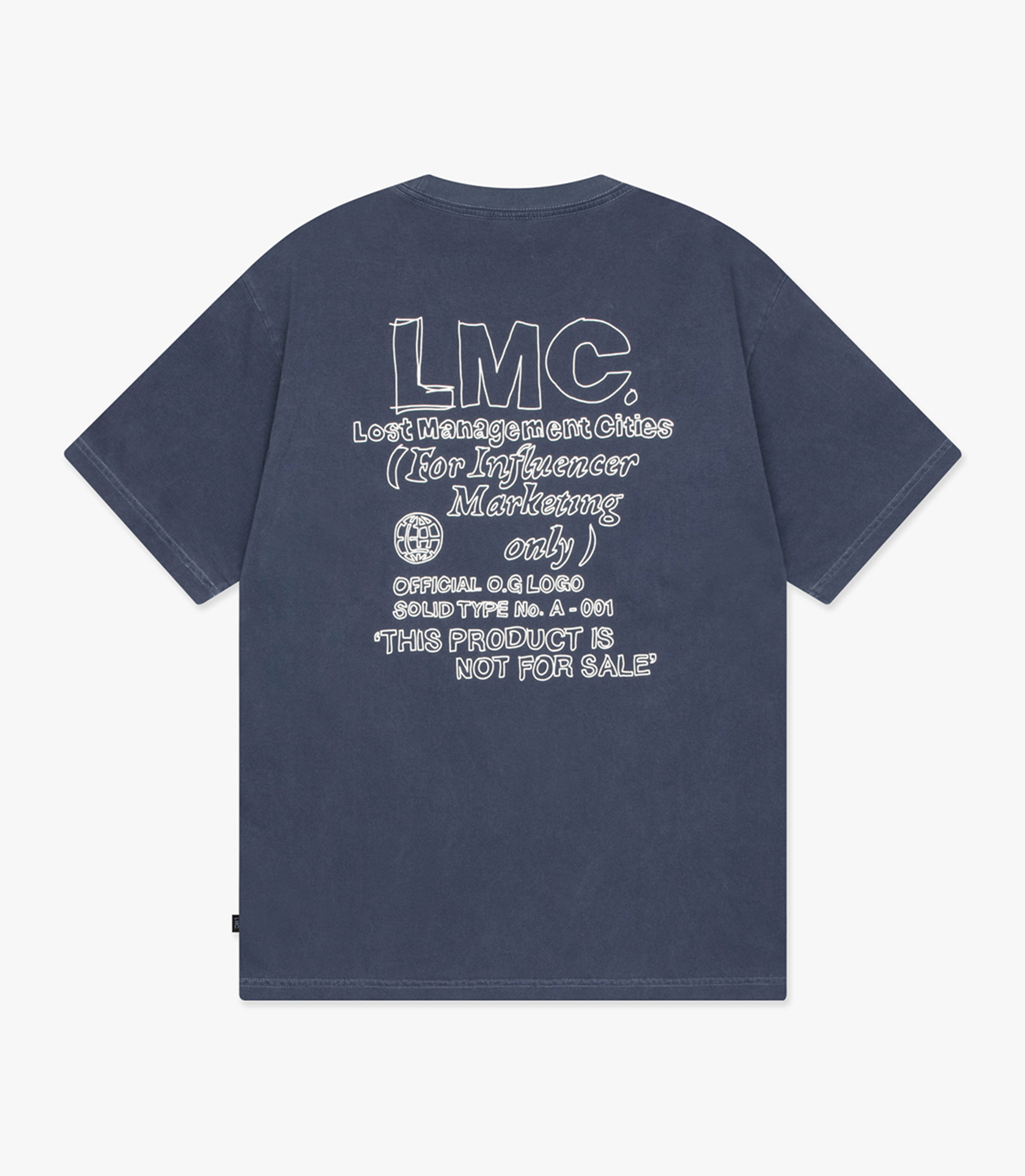 LMC 塗鴉印花T恤(深藍色)