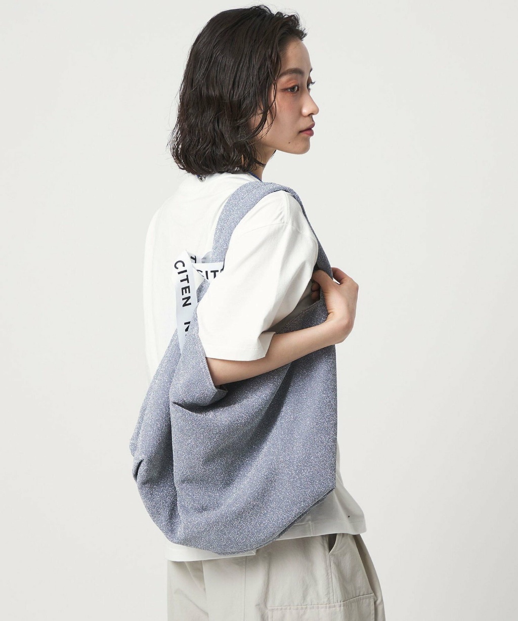日本🇯🇵CITEN 金屬色澤 Logo織帶手提包肩背包 三色