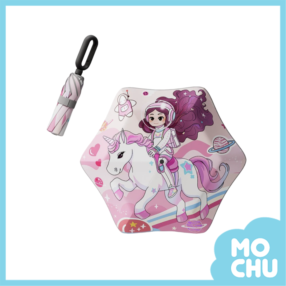 三折環扣兒童摺疊傘(七款)