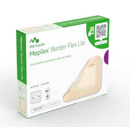 Molnlycke Mepilex® Border Flex Lite 4 X 5cm