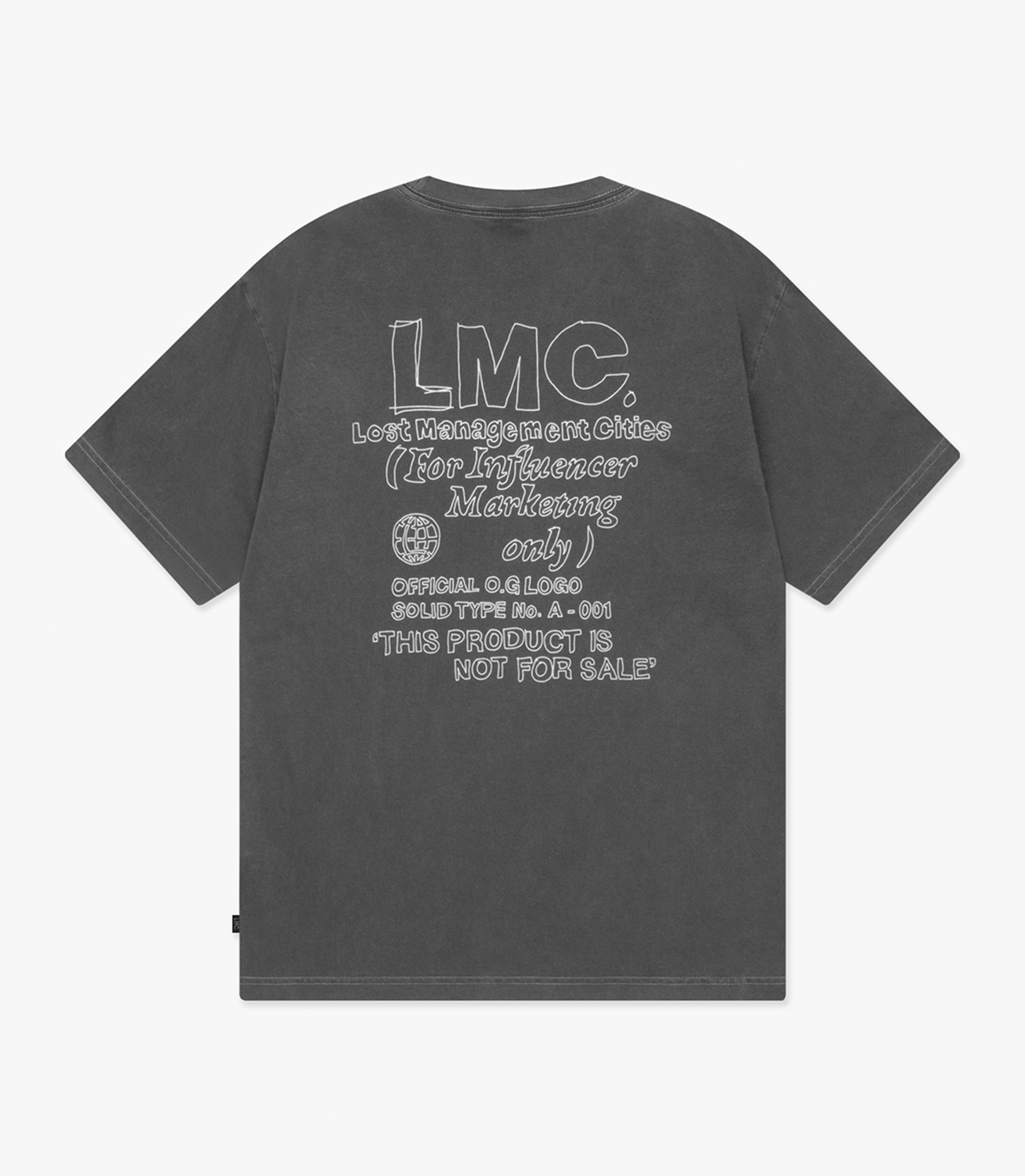 LMC 塗鴉印花T恤(暗灰色)