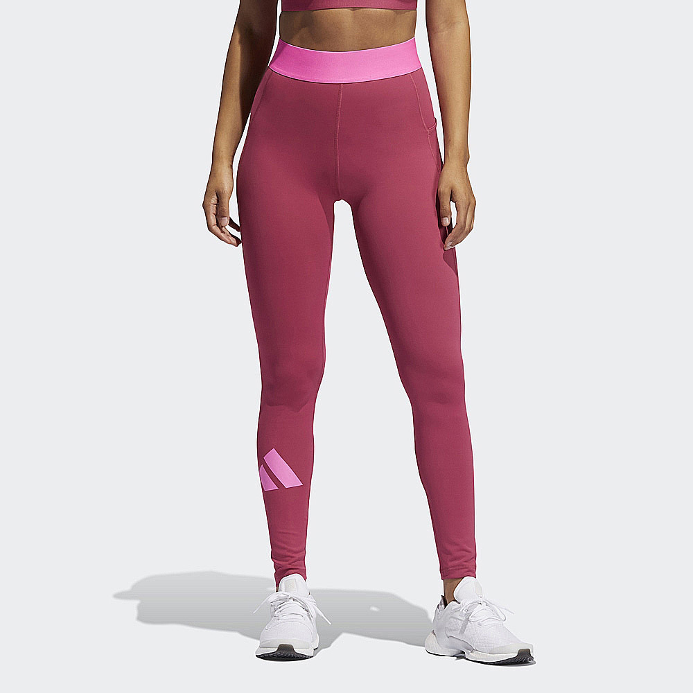 ADIDAS 束褲 TECHFIT LIFE 桃紅色 運動系列 緊身褲 女 GM2987