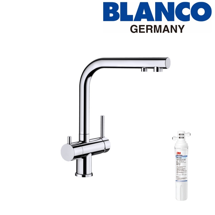 Blanco "Fontas II" 523128 + 3M AP2-C405 3-in-1 filer mixer tap