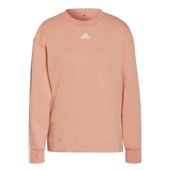 ADIDAS 大學T W DK 3S SWT 粉橘 長袖 女 GS1374