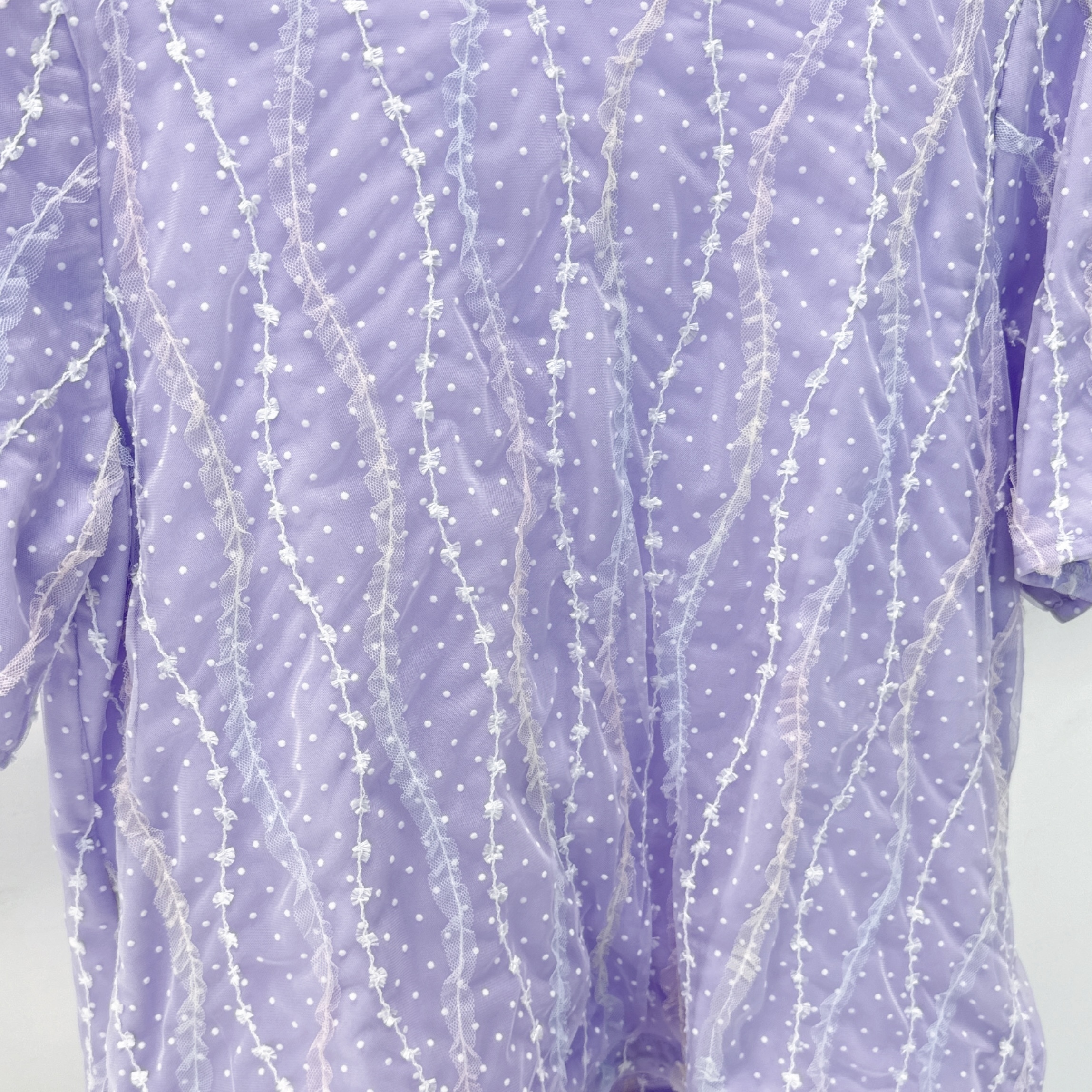 【廠家制】網布點點短袖TOP (H21-H22)