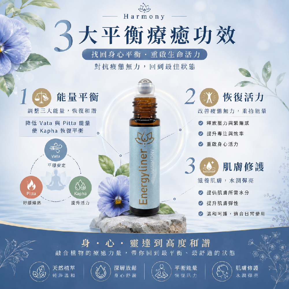 【德國 HIMALAYA'S DREAMS】芳香按摩精油滾珠瓶10ml(舒壓放鬆)