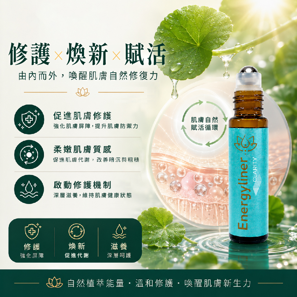 【德國 HIMALAYA'S DREAMS】芳香按摩精油滾珠瓶10ml(清新舒壓)