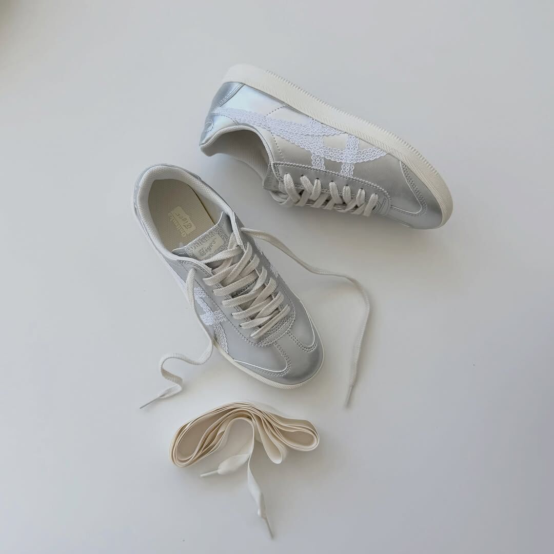 Onitsuka Tiger Tokuten 鬼塚虎 德訓鞋 蕾絲白銀 奶油白 銀色 男女鞋 1183C340-020 / 預購