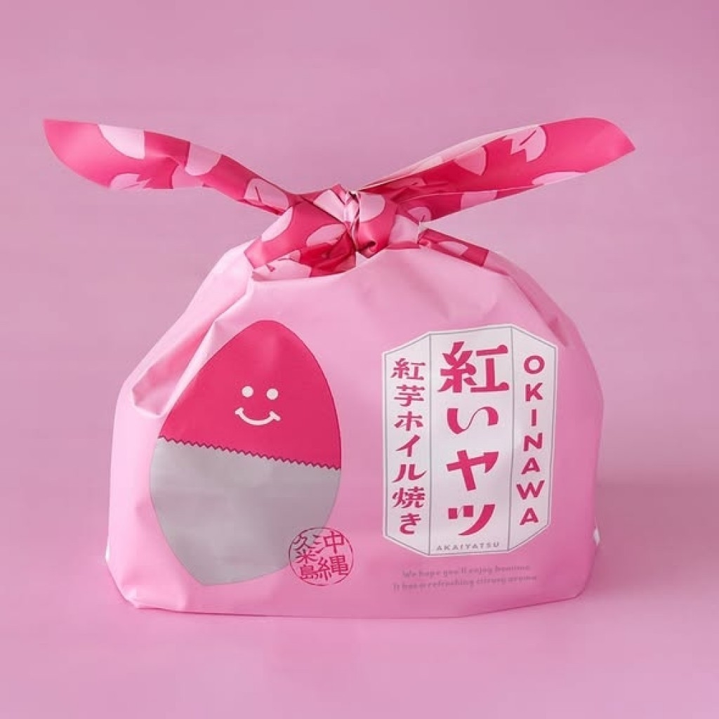 (預購商品) 南西食品 沖繩久米島紅芋地瓜箔燒蛋糕巾著袋 3枚入
