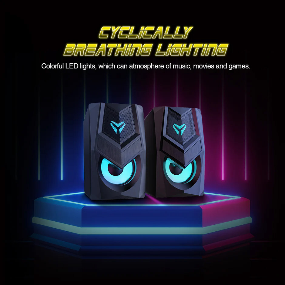 Micropack Wired Rainbow Gaming Speakers GS-02
