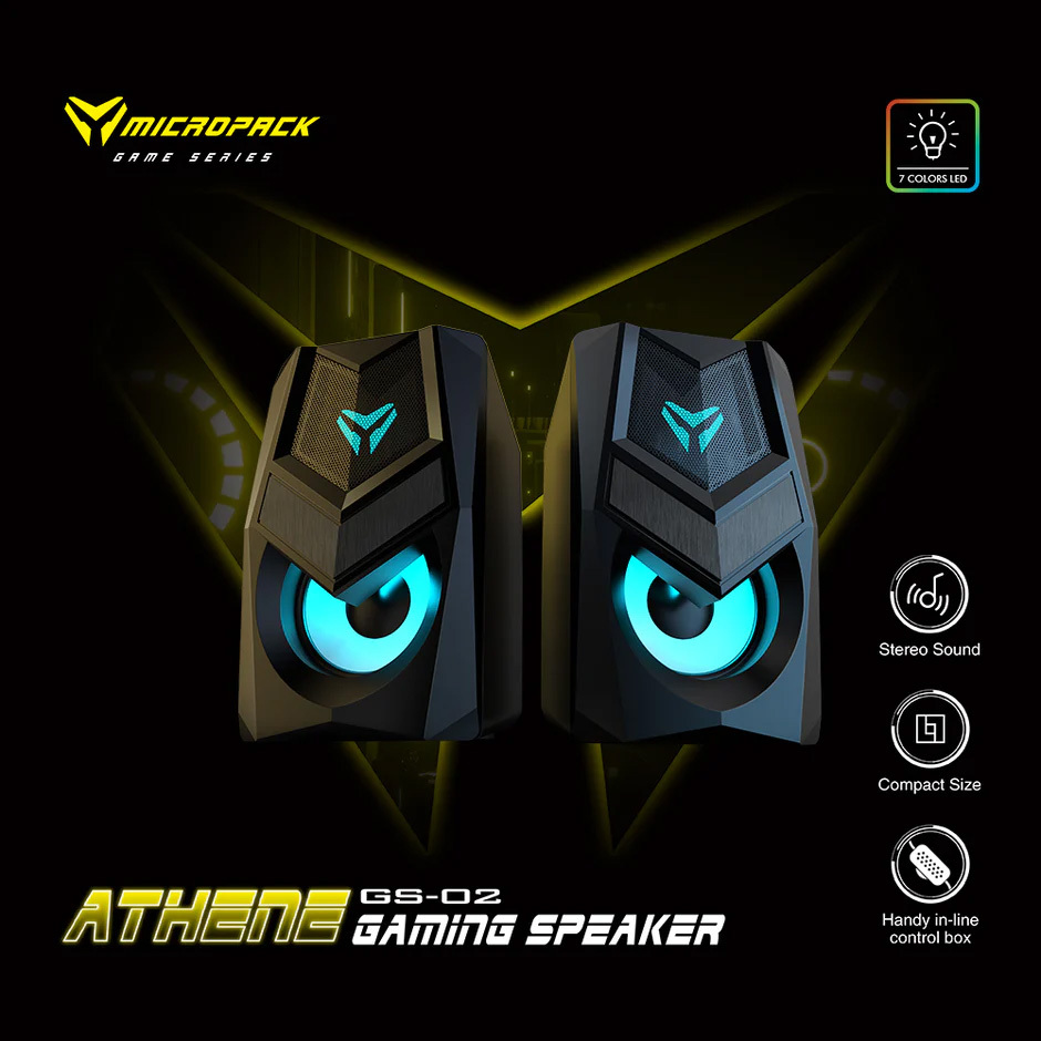 Micropack Wired Rainbow Gaming Speakers GS-02