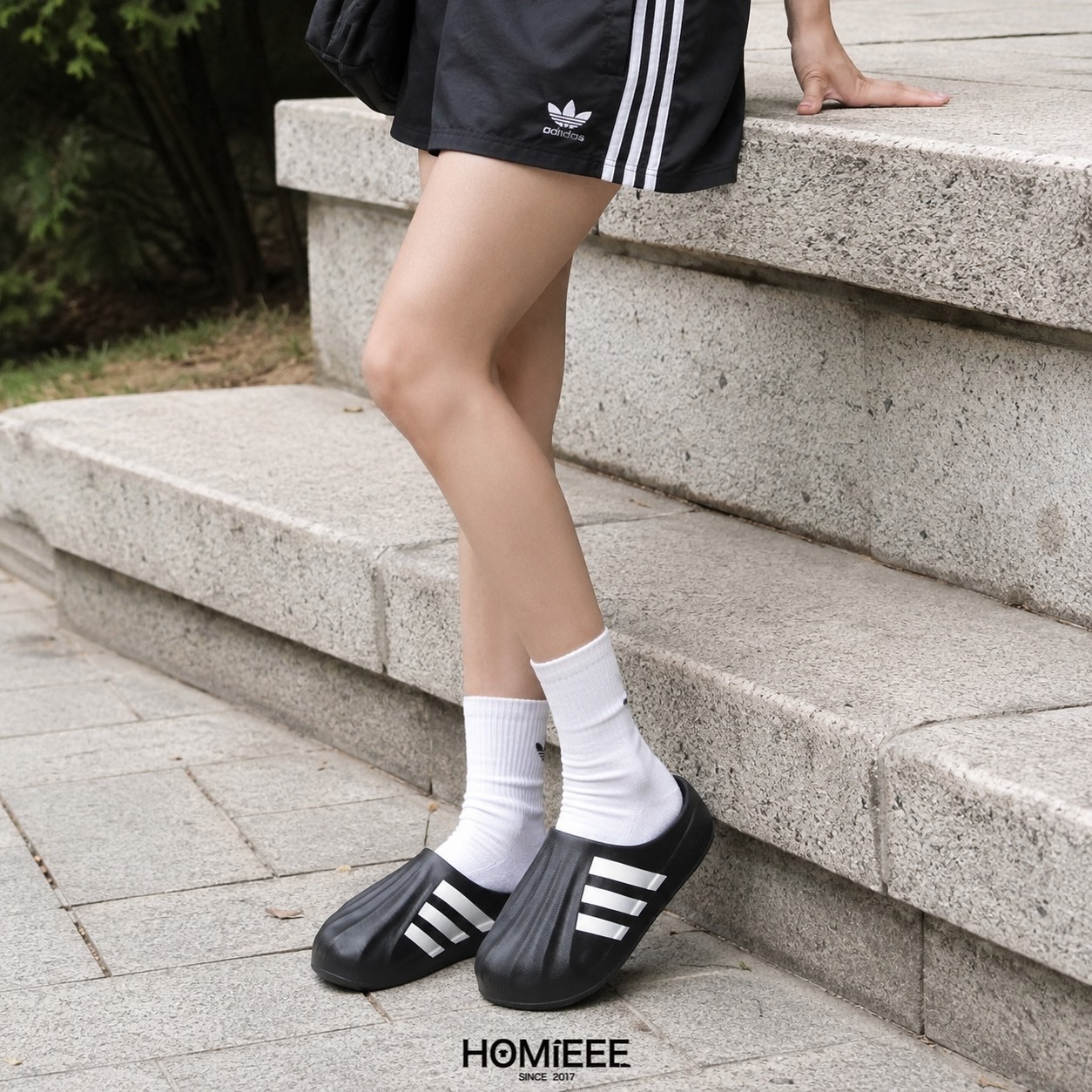 Adidas adiFom Superstar Mule 黑白色 三線 懶人拖 拖鞋 [IG8277]
