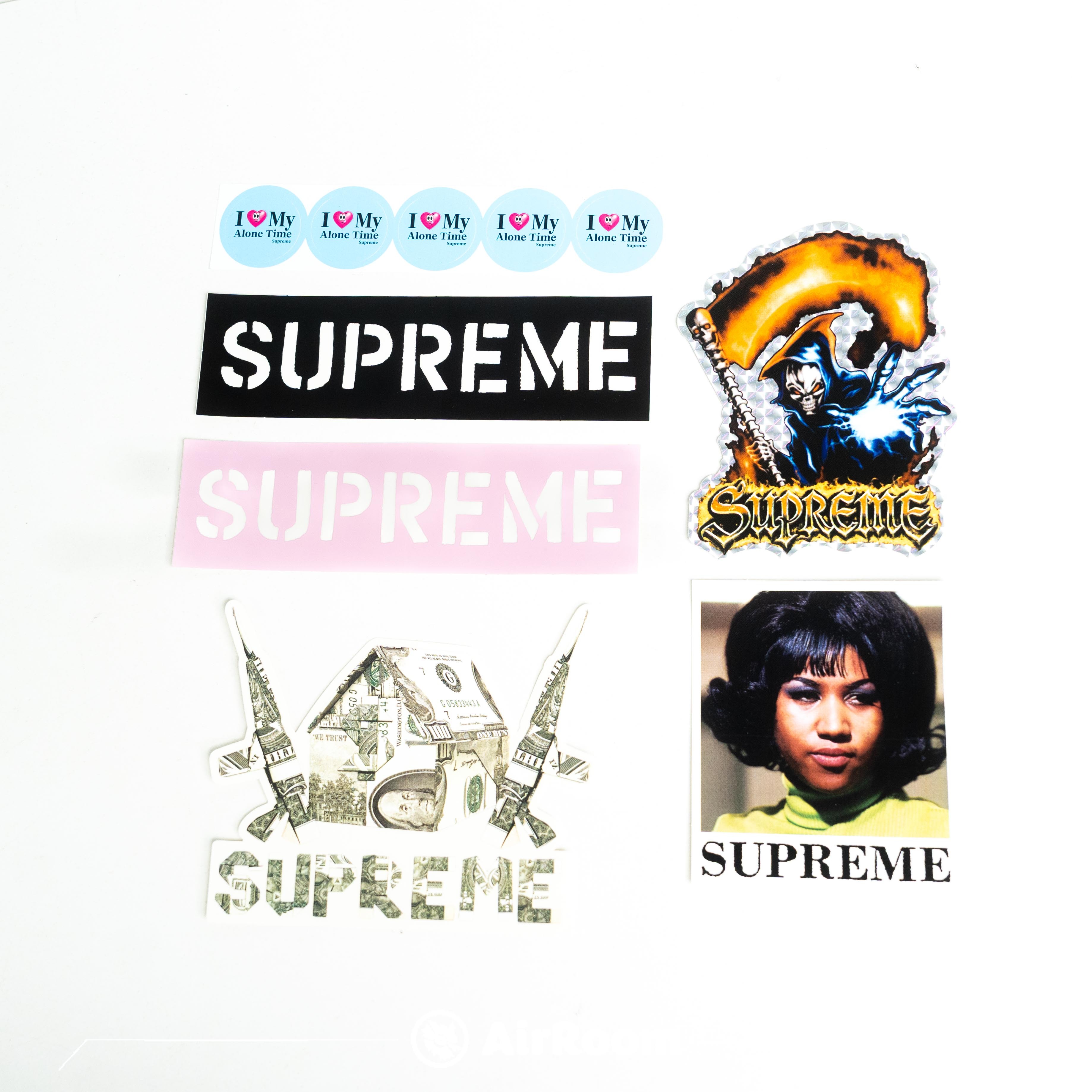 2026SS SUPREME Logo 字體 骷髏 貼紙 現貨