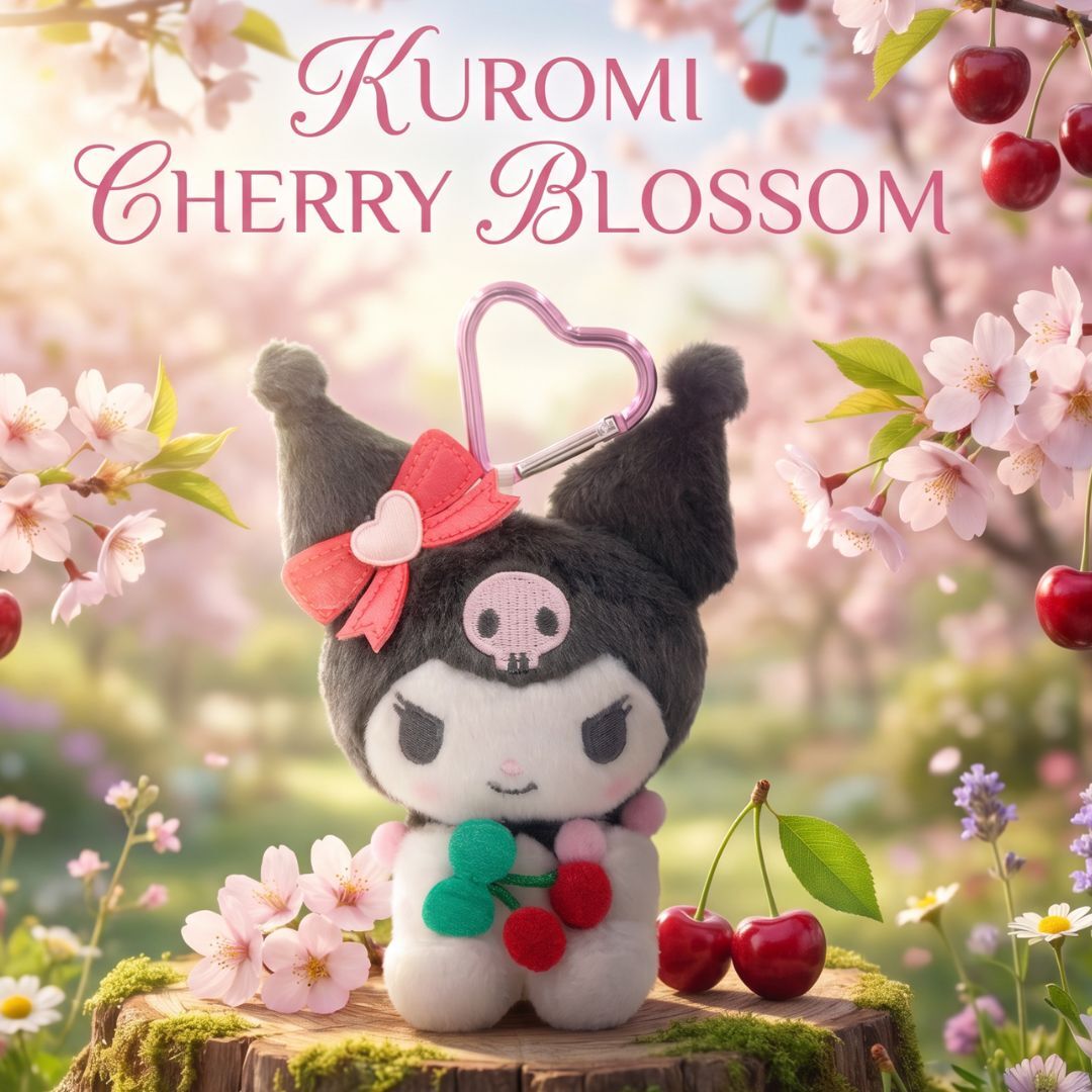 佻皮魔女 Sanrio 毛絨公仔鎖匙扣飾物(水果系列)