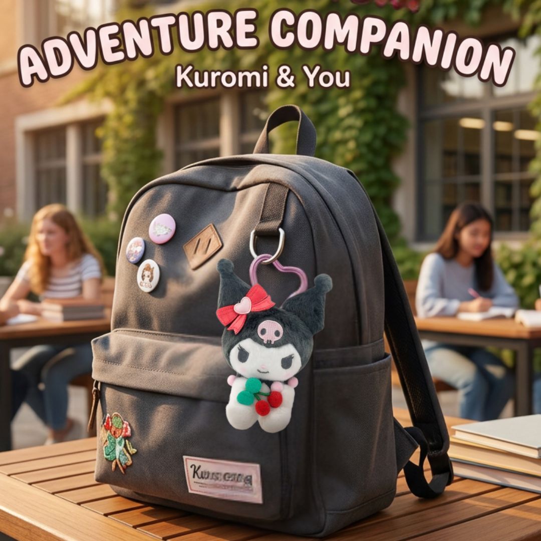 佻皮魔女 Sanrio 毛絨公仔鎖匙扣飾物(水果系列)