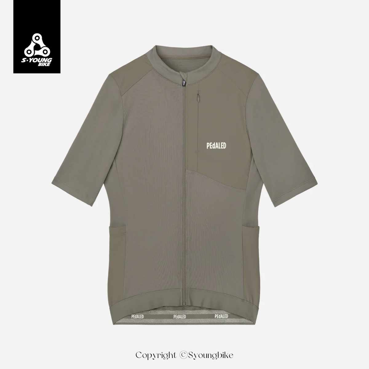 【PEdALED】W's ODYSSEY Merino Jersey 女短袖車衣 / Grey