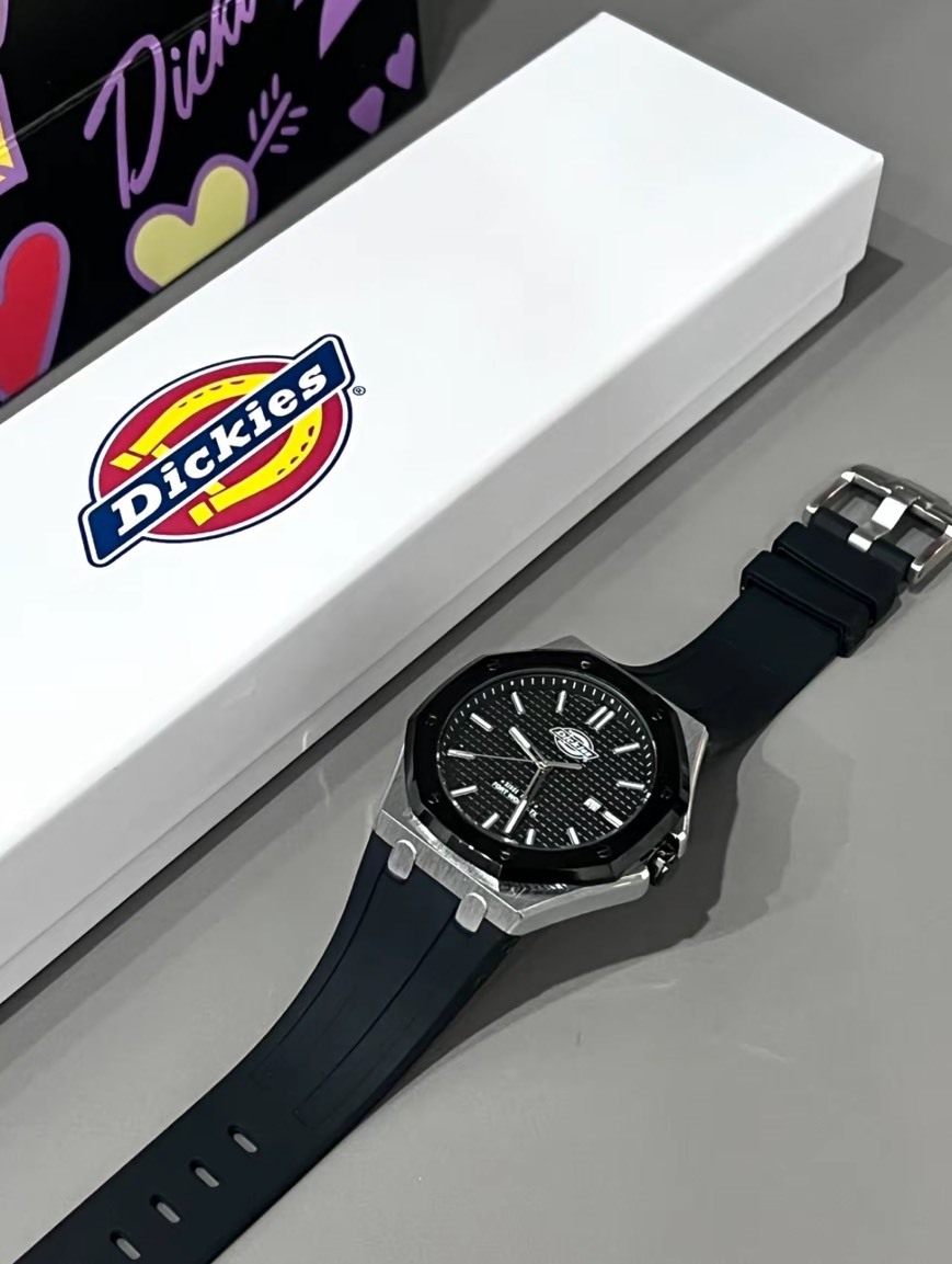 Dickies 石英機芯 美式 街頭 復古 黑色 手錶 CL-596