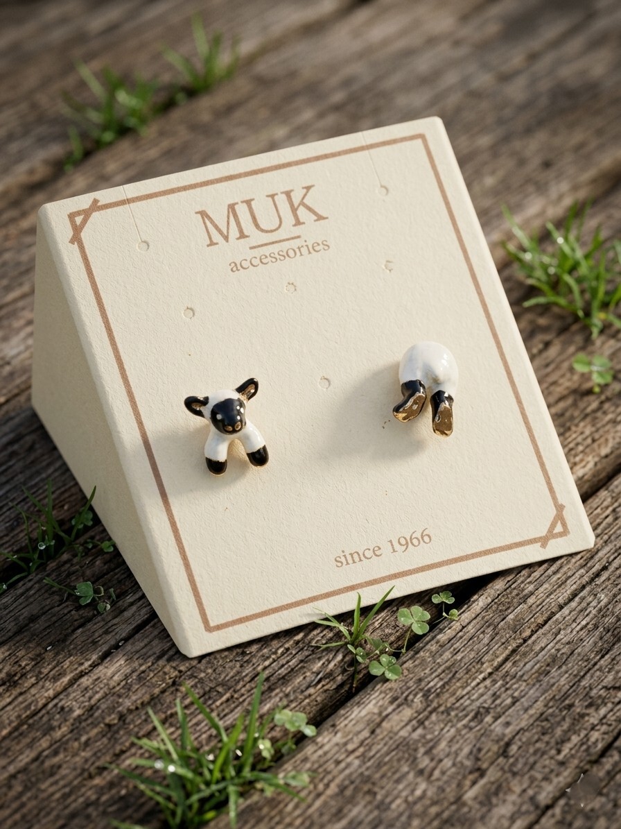 [MUK] 動物圖案耳環 日本製造