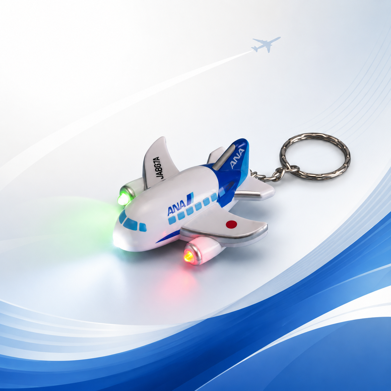 全日空(ANA) 波音787 飛機LED鑰匙圈