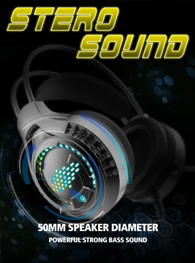 Micropack Computer Wired Gaming Headset GH-02-BK