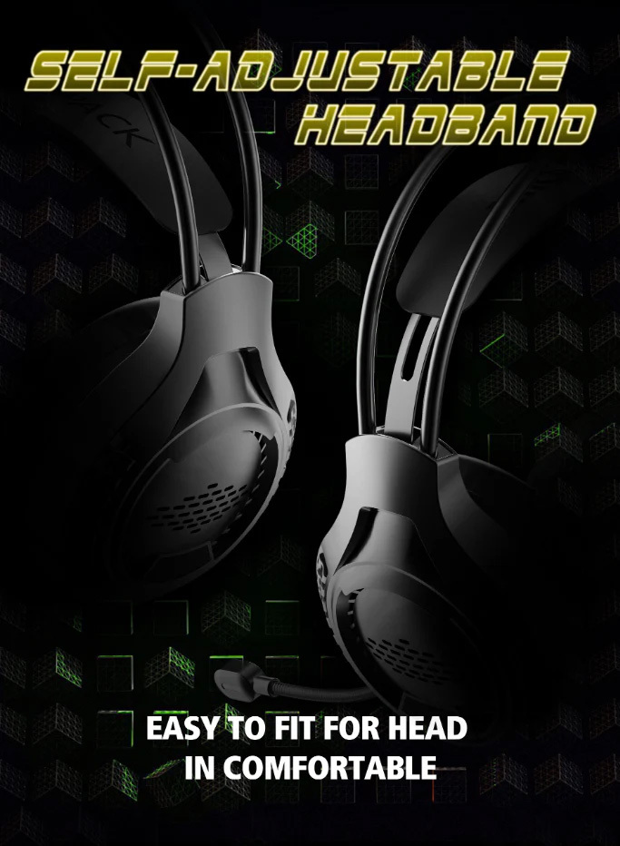 Micropack Computer Wired Gaming Headset GH-02-BK