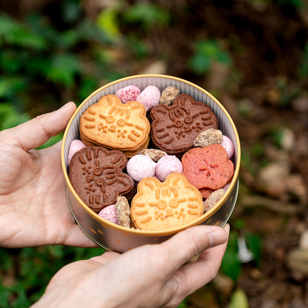 石虎鐵盒餅乾 Leopard Cat Cookies (無提繩式包裝)
