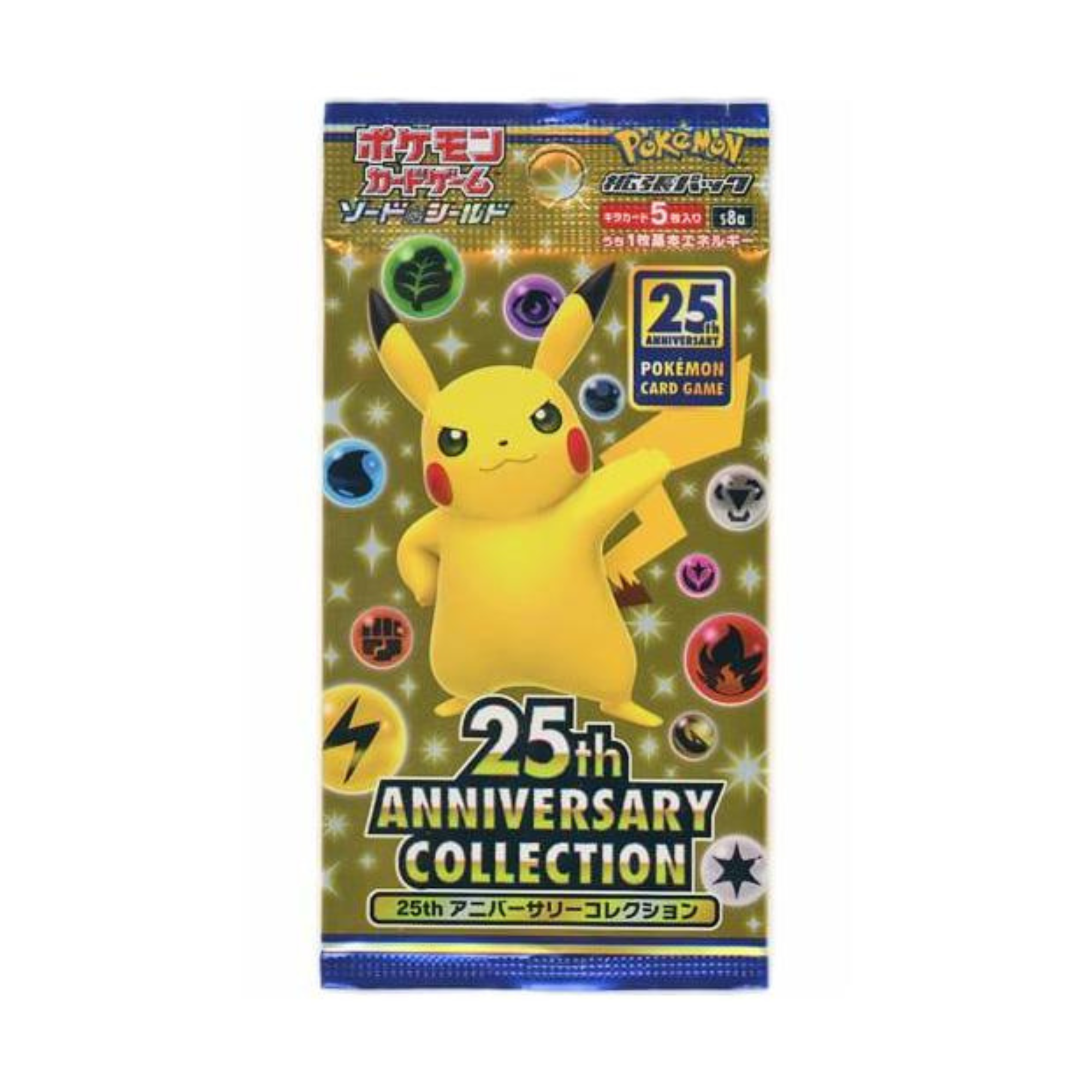 Pokemon TCG 日版 S8a 25th anniversary collection 散包