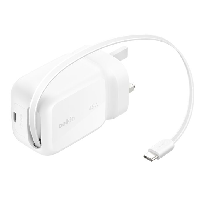 UltraCharge GaN 伸縮線充電器 45W