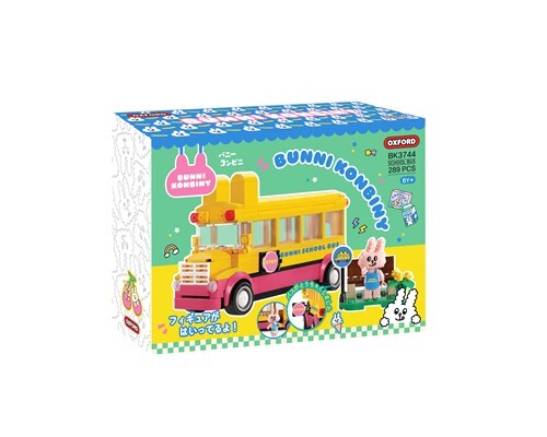 兔子便利商店-校車積木組