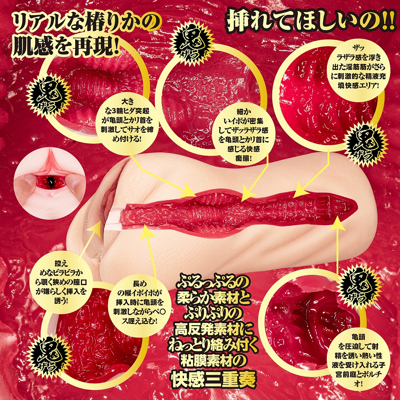 NPG 鬼扎拉快感名器 椿莉香 女優名器 (鬼ザラ快感名器 椿りか)
