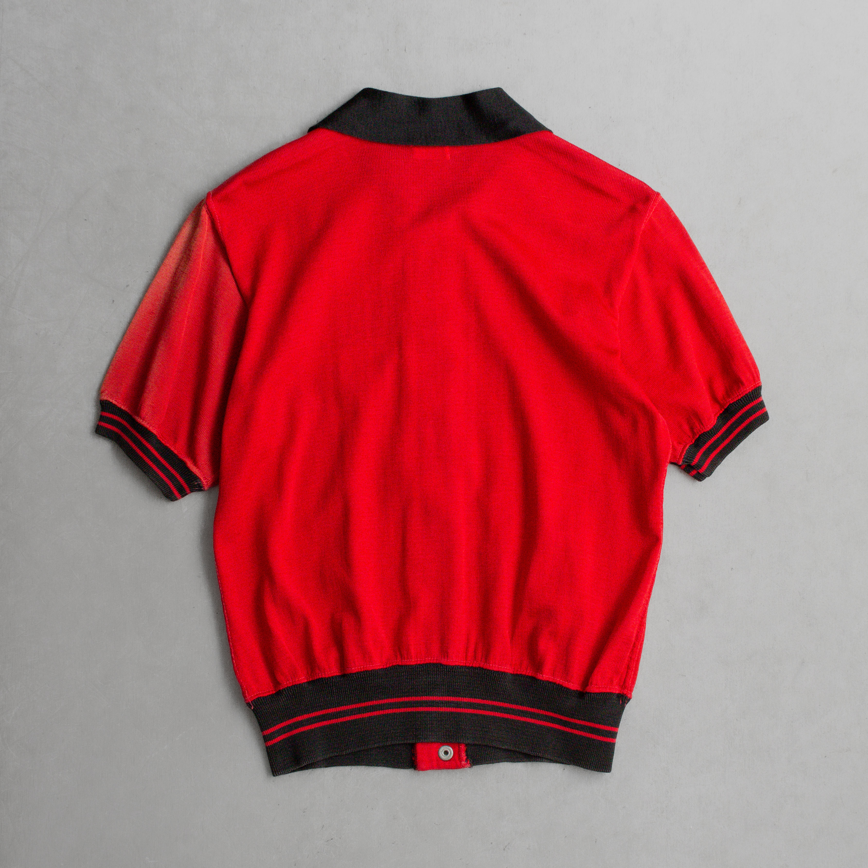 WILSON RAYON ATHLETIC JERSEY 美國 紅色 滾邊 嫘縈 短袖 運動服