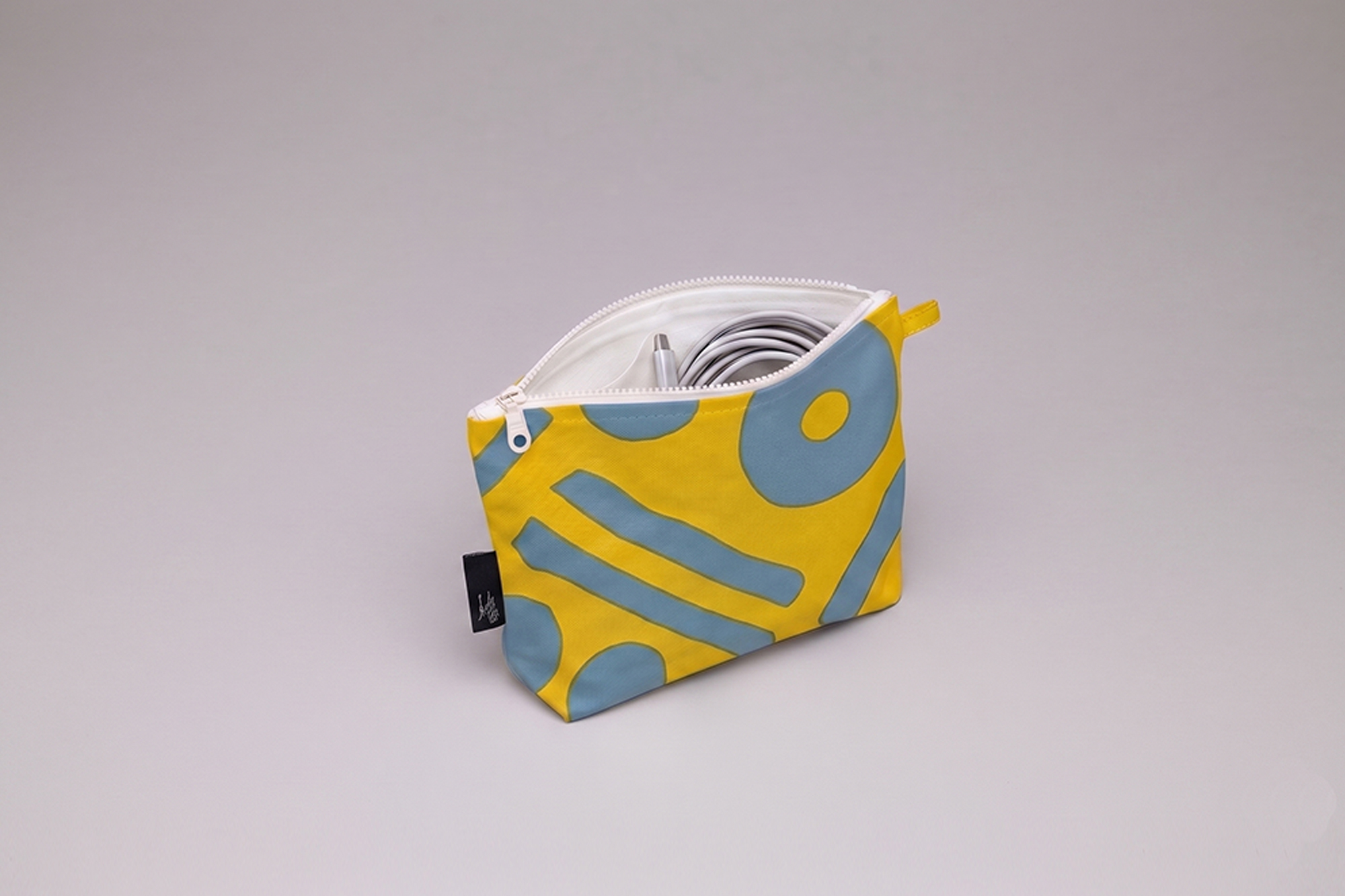 Makeup Bag / City Circles Yellow