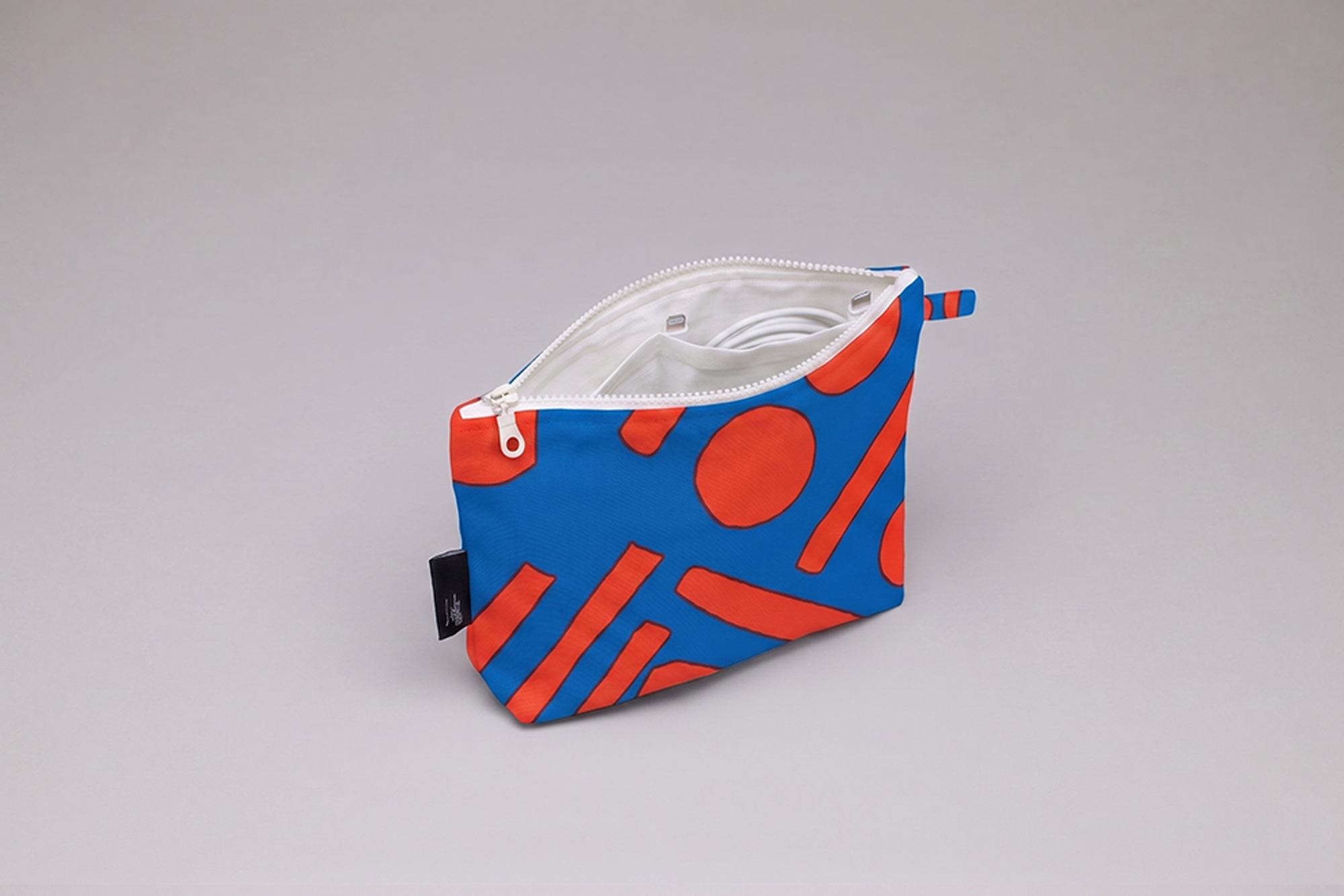 Makeup Bag / City Circles Sapphire Blue