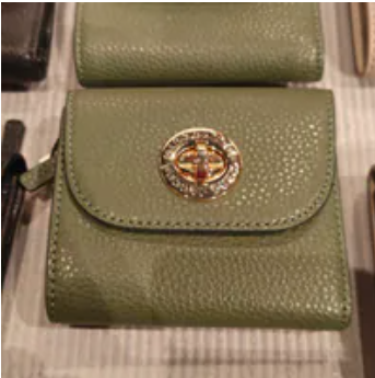 [S] MARC JACOBS SPRUCE 4R5SMP029S01-338 BIFOLD TURNLOCK WALLET LEATHER, 196611783873 (SMJ689)