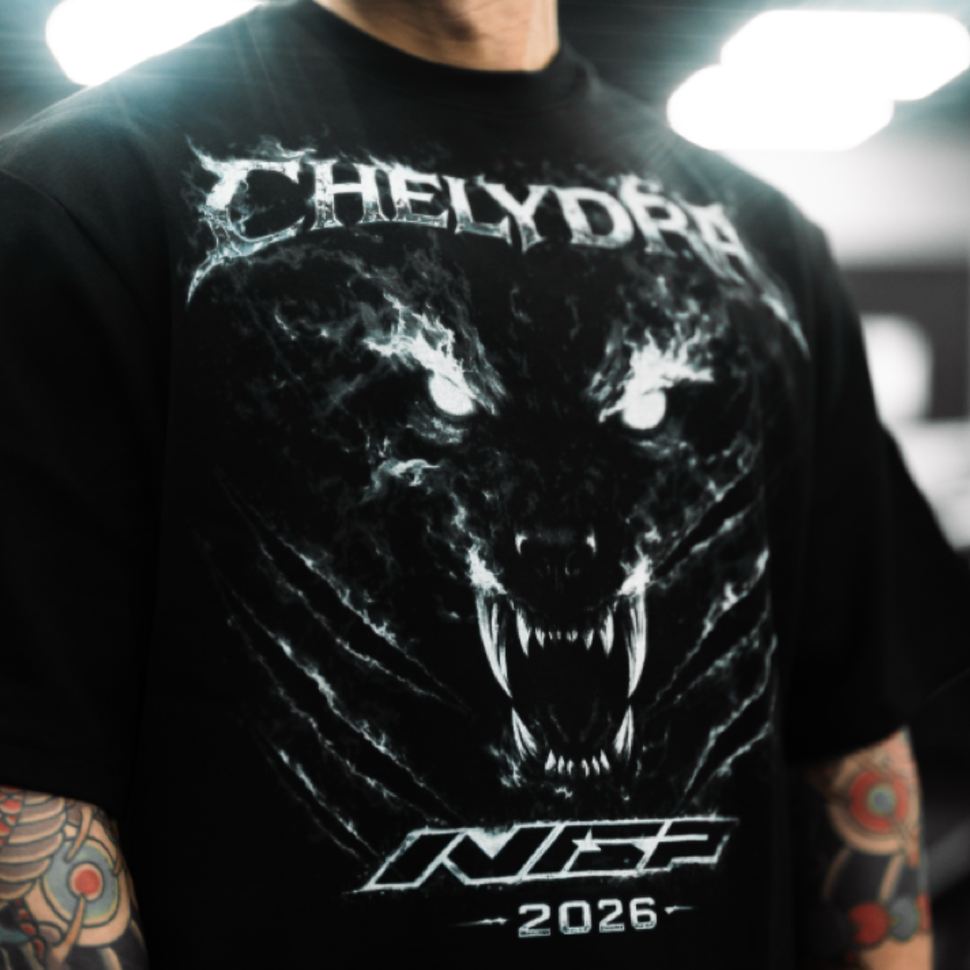 [NGP聯名款] Fury Monster Oversized Tee - Black White