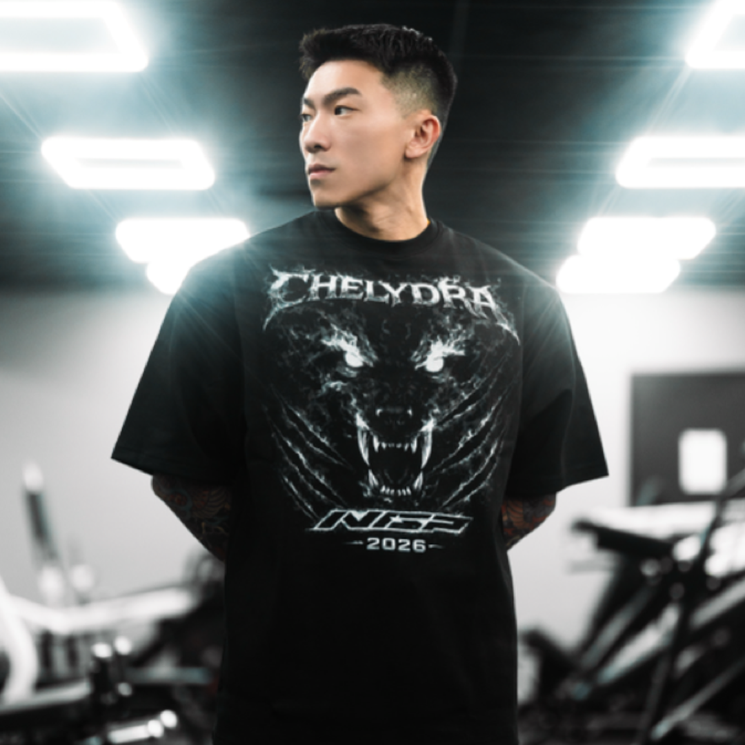 [NGP聯名款] Fury Monster Oversized Tee - Black White