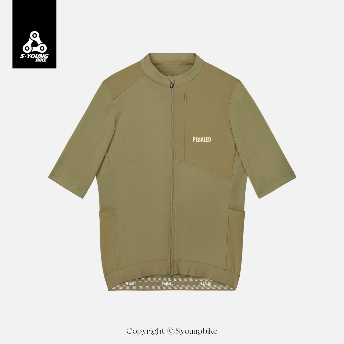【PEdALED】ODYSSEY Merino Jersey 男短袖車衣 / Military Green
