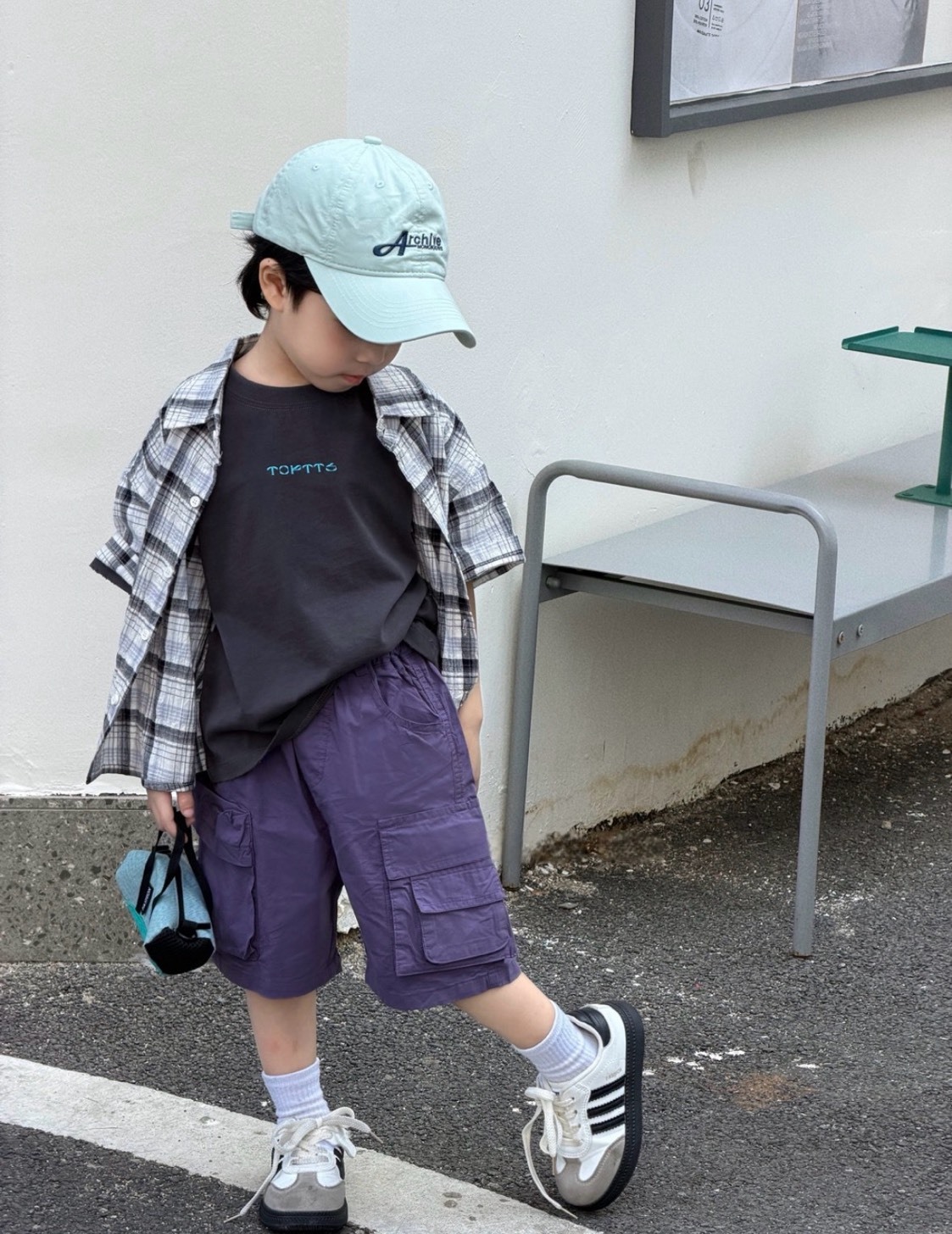 韓系簡約短袖上衣