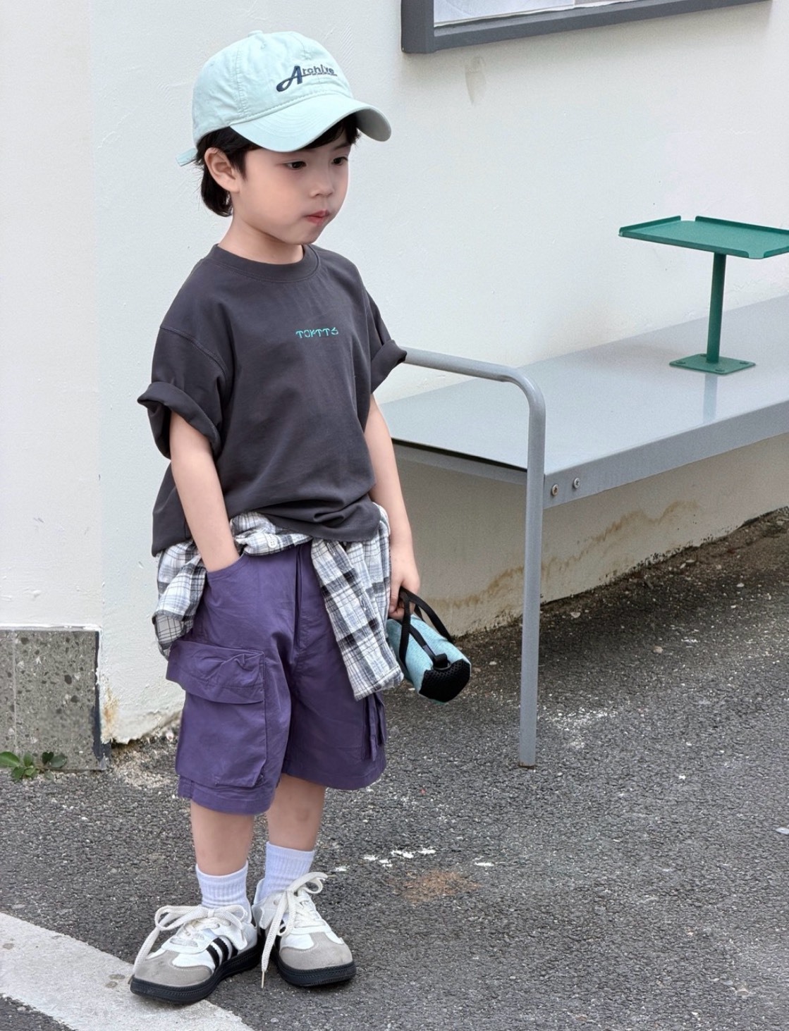 韓系簡約短袖上衣