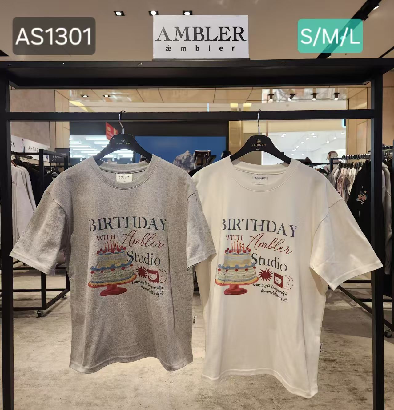韓國代購 ambler AS1301 生日快樂食蛋糕