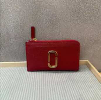 [S] MARC JACOBS SIREN 2F5SMP067S01-641 THE PEBBLE J MARC TOP ZIP MULTI WALLET, 196611790703 (SMJ692)
