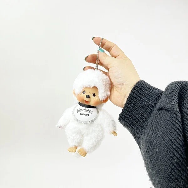 🇯🇵 MONCHHICHI COLORS 夢奇奇 蒙奇奇 顏色系列 黑色 白色 鑰匙圈 吊飾 / 預購