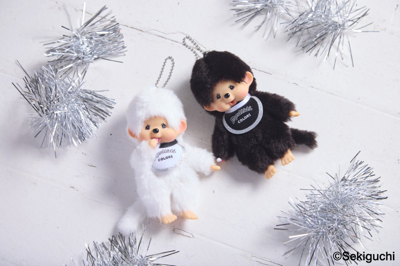 🇯🇵 MONCHHICHI COLORS 夢奇奇 蒙奇奇 顏色系列 黑色 白色 鑰匙圈 吊飾 / 預購