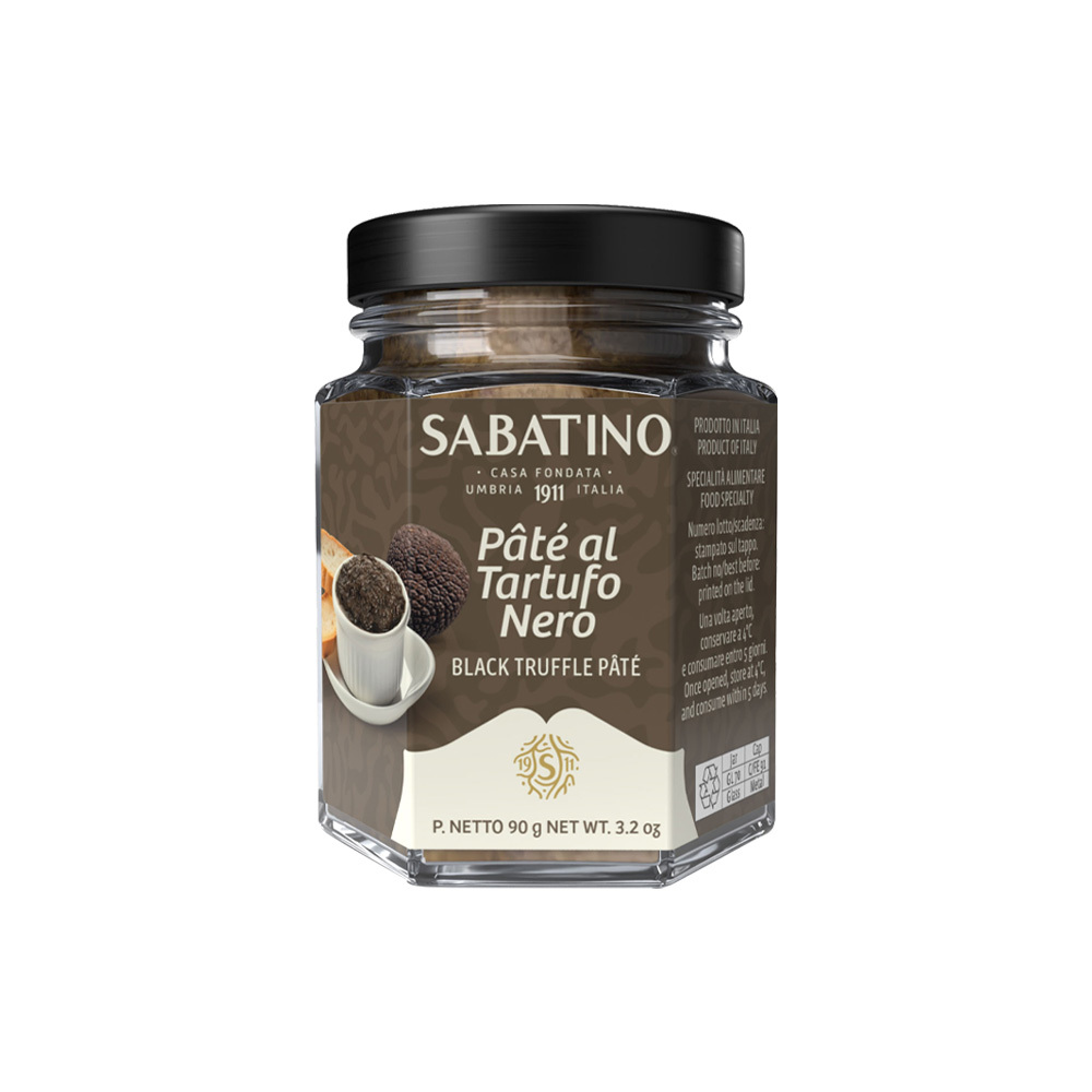 【星廚推薦松露醬7折起】Sabatino義大利黑松露醬Pate 8% 90g